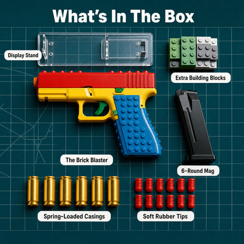 Snapfire — Brick-Built Blaster with Real Shell Ejection