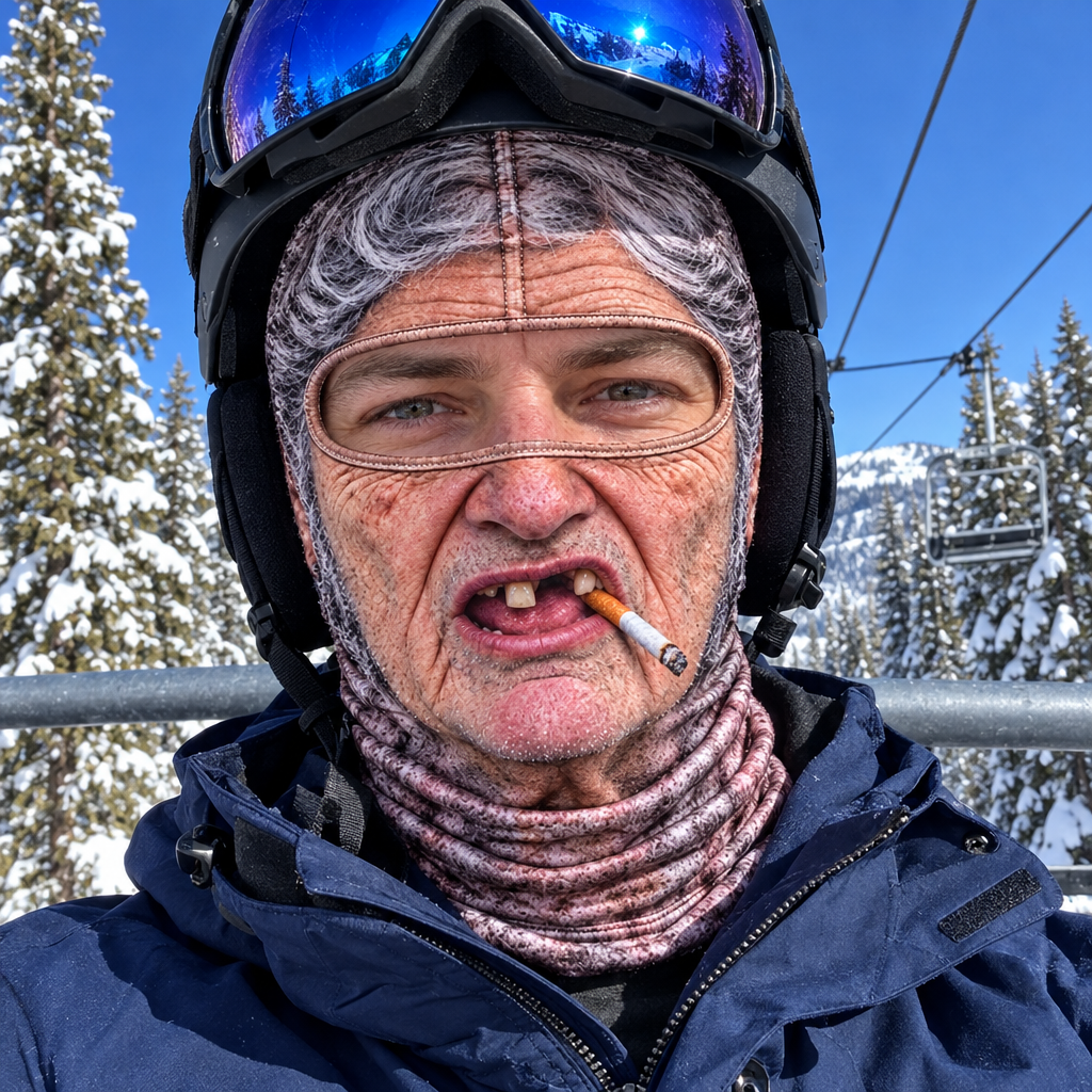 Funny Face Ski Mask