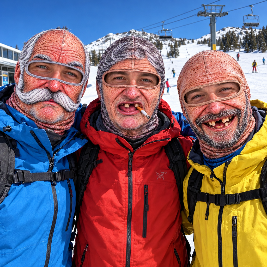 Funny Face Ski Mask